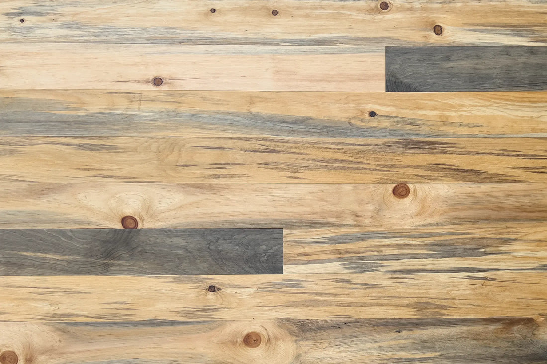 Blue Stained Pine Sustainable Wall Paneling