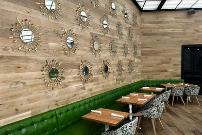 Champagne Eco Engineered Sustainable White Oak Wood Flooring And Wall Cladding 2