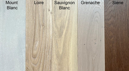 Eco Engineered White Oak Flooring Color Chart