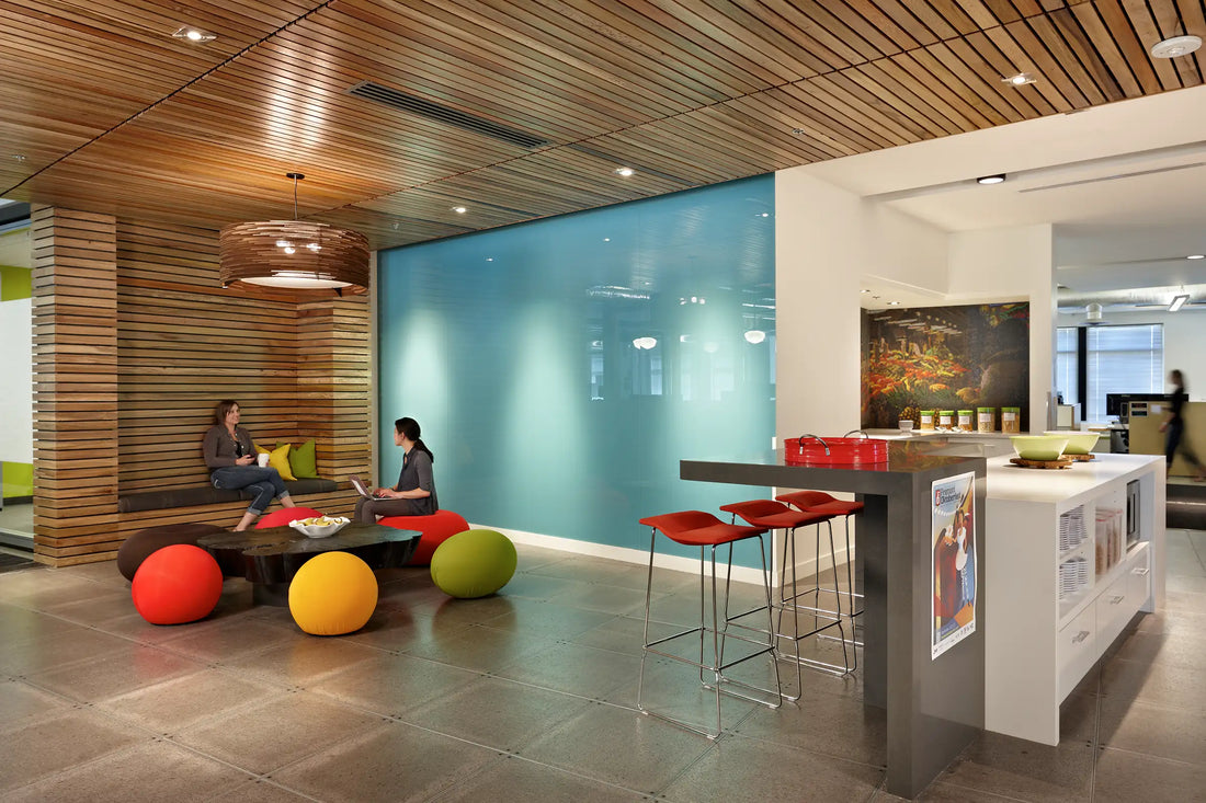 Fishtail Oak Reclaimed Wood Wood Cladding and Paneling Interior Decor Google Headquarters