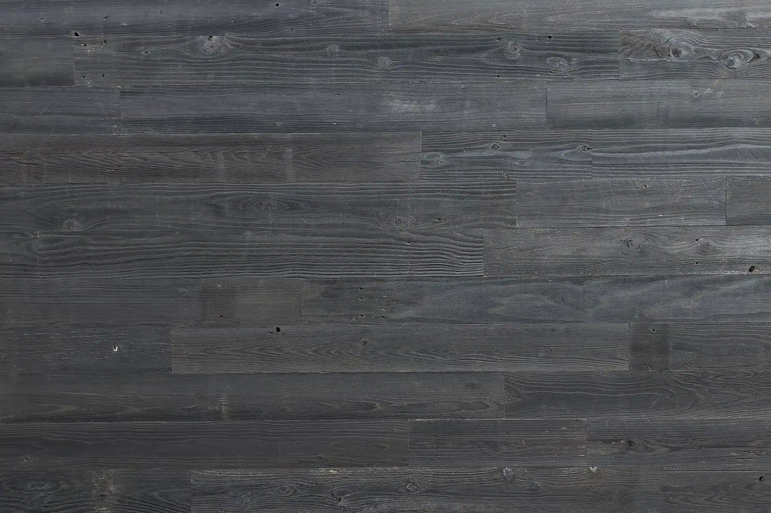 Good Neighbor Flambe Sho Sugi Ban Paneling sustainable wood planking accent wall from WD Walls