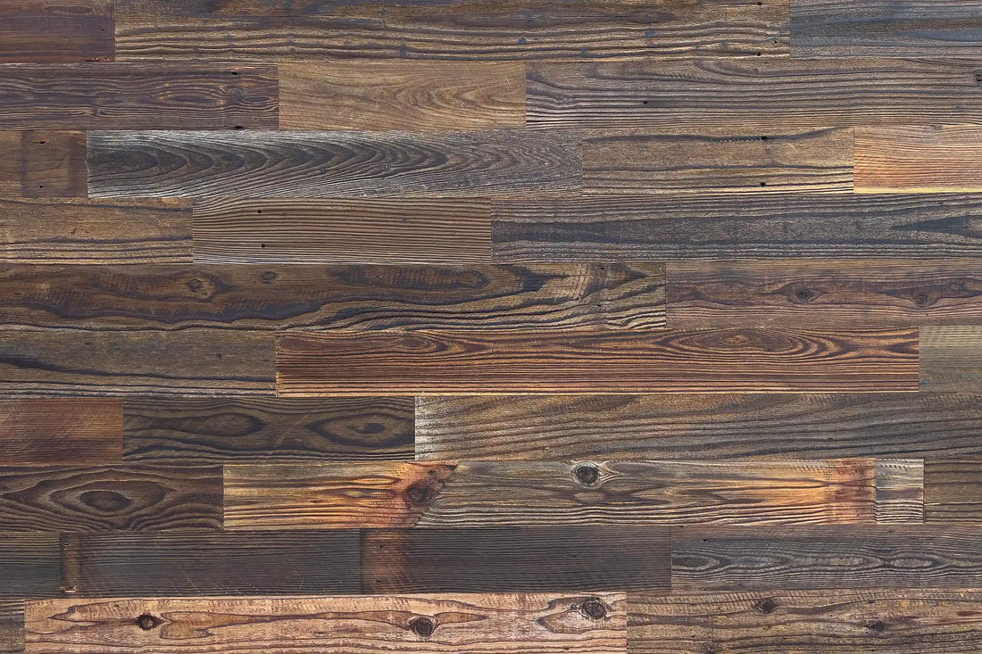 Good Neighbor Natural sustainable wood paneling planking accent wall flooring from WD Walls