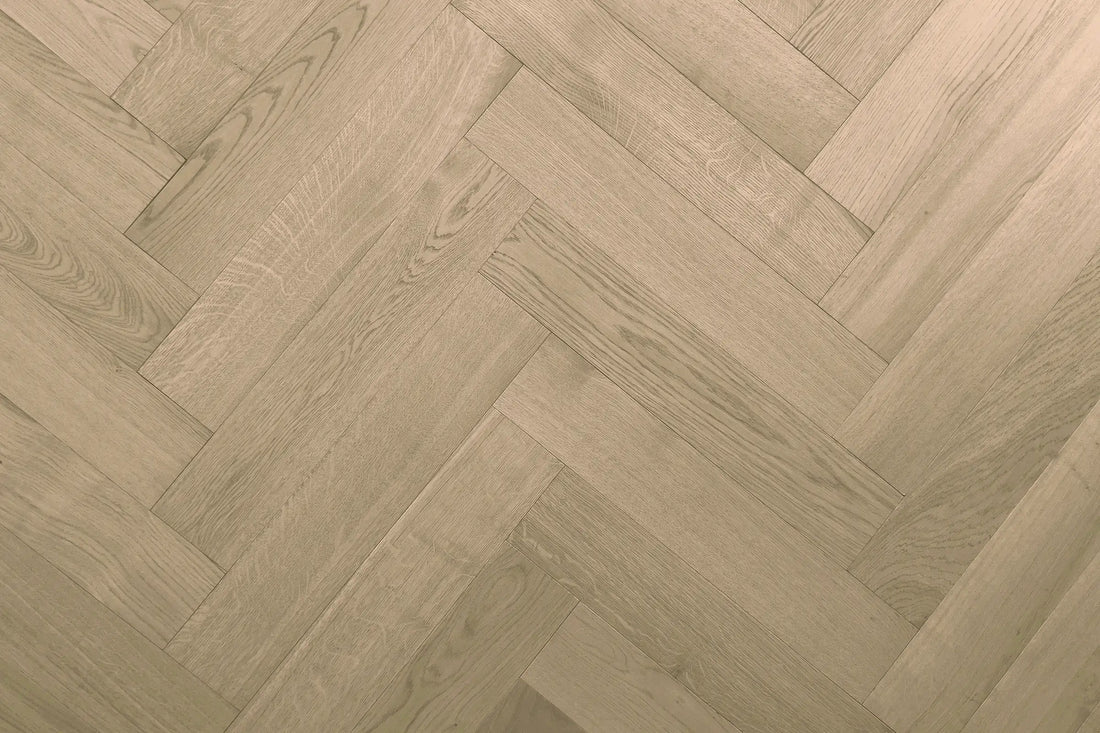 Grenache Eco Engineered Sustainable White Oak Wood Flooring And Herringbone Wall Cladding  1