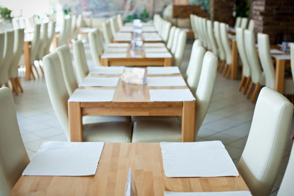 Hard Maple Restaurant Tables With Chemical Resistant Finish 3