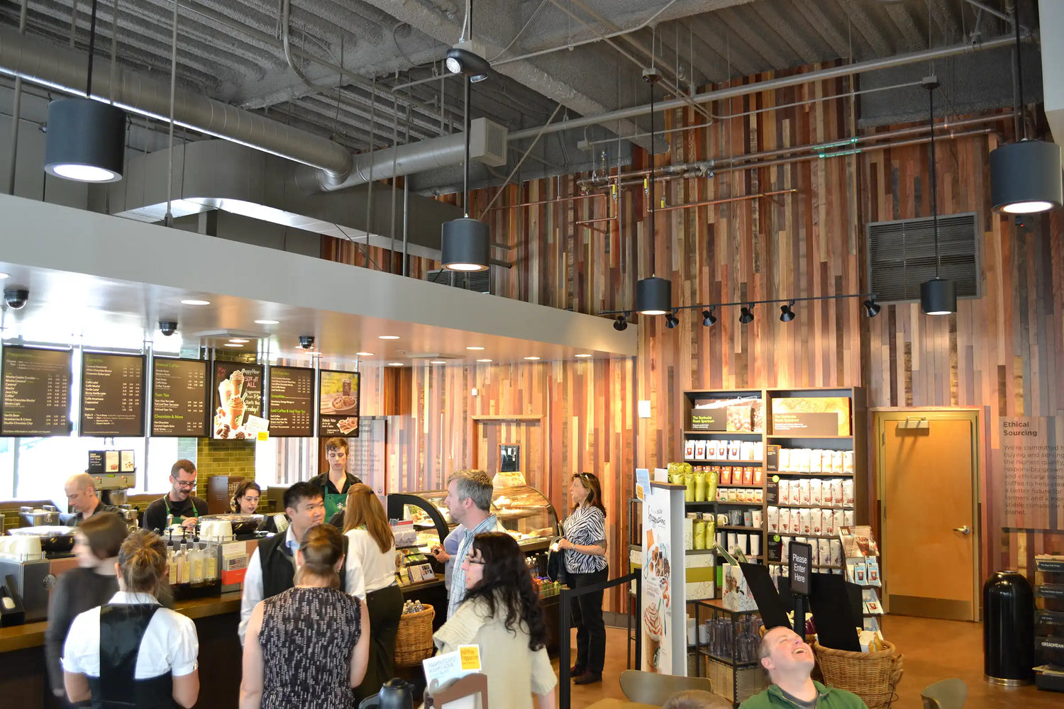 Jakarta Market Blend Rustic sustainable distressed multicolor wood paneling plank accent wall from WD Walls