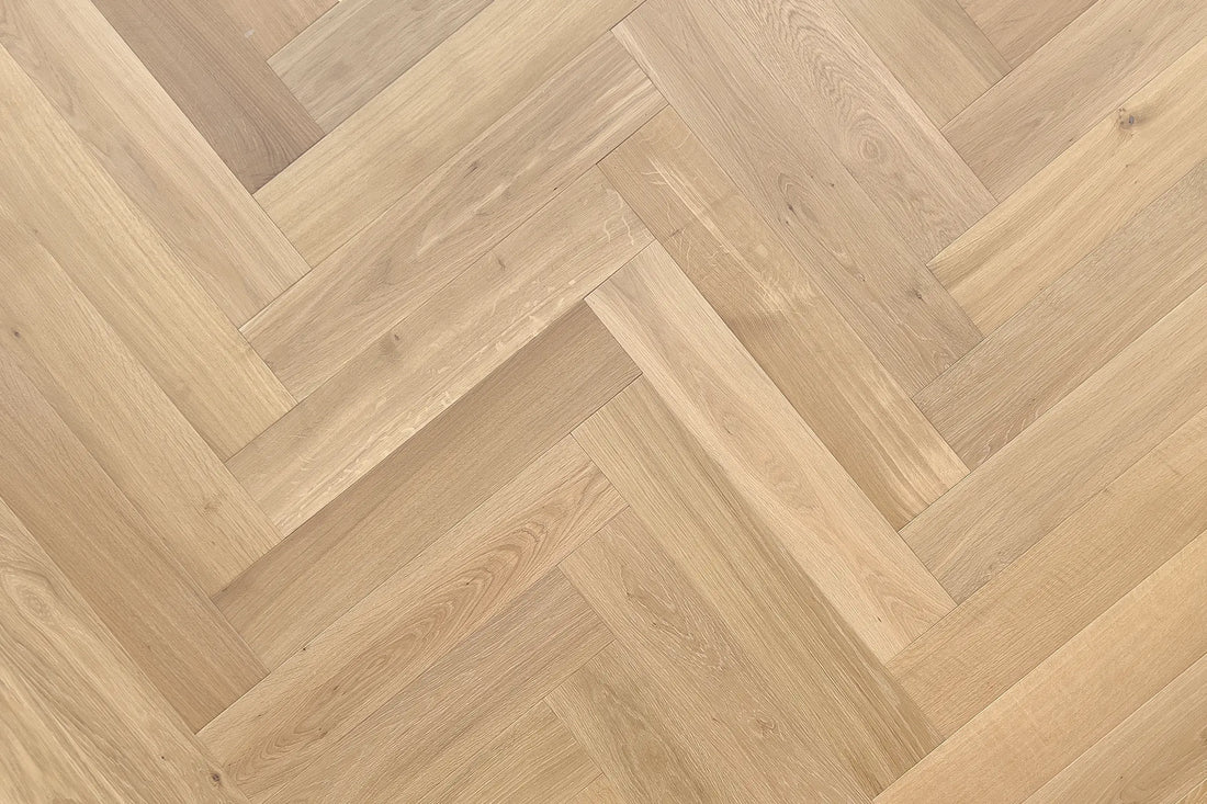 Loire Eco Engineered Sustainable White Oak Herringbone Wood Flooring And Wall Cladding 1 