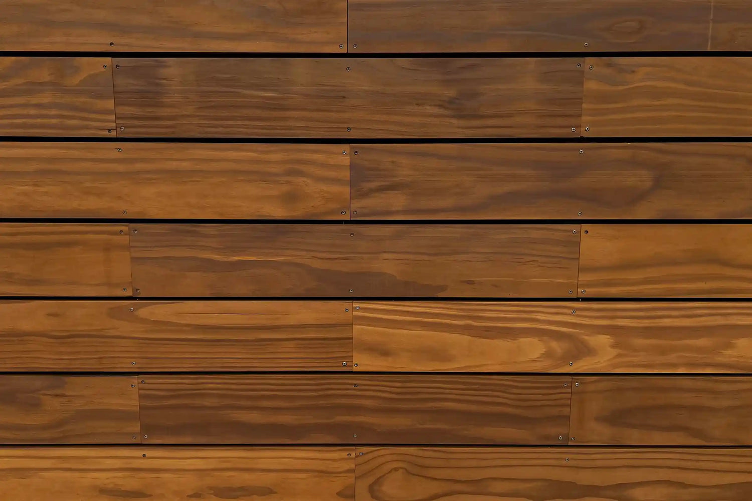 Therma clad exterior external multicolor sustainable wood planking accent wall from WD Walls